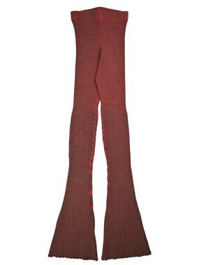 Isa Boulder Flared Lounge Pants in Red